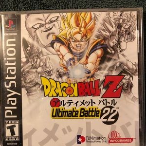 Play Station 1 Dragonball Z game